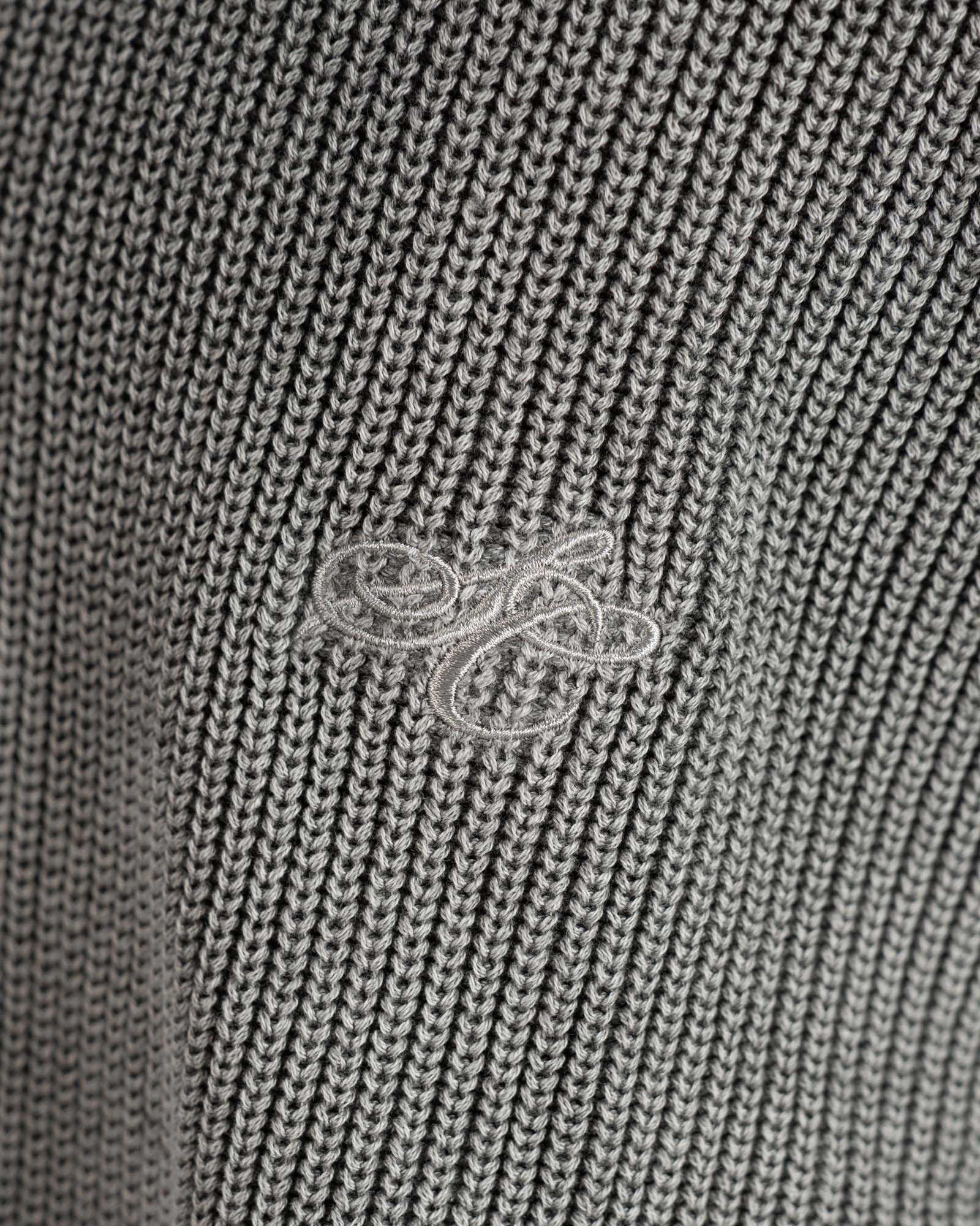 Fisherman Knit Washed Grey